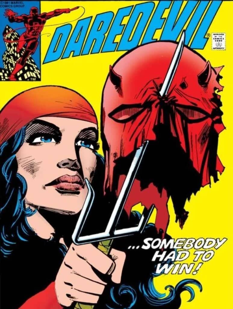 cover from Daredevil 179 Elektra saga