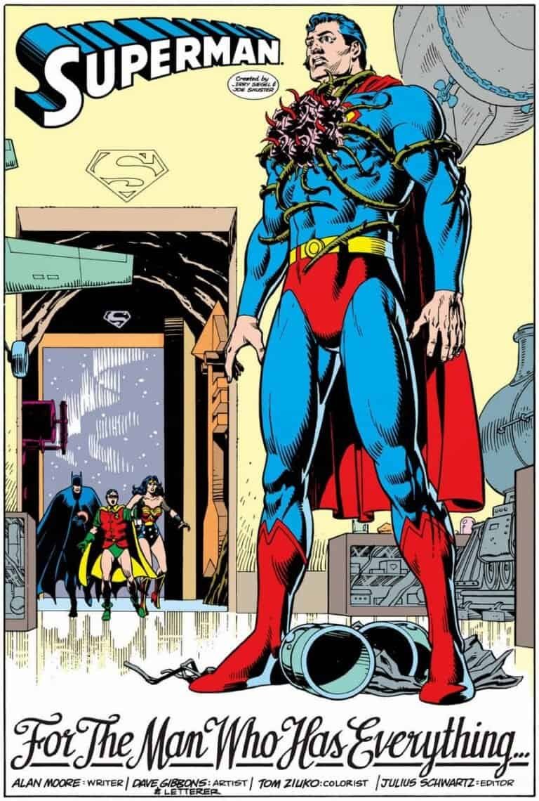 Best Superman Stories For The Man Who Has Everything by Alan Moore