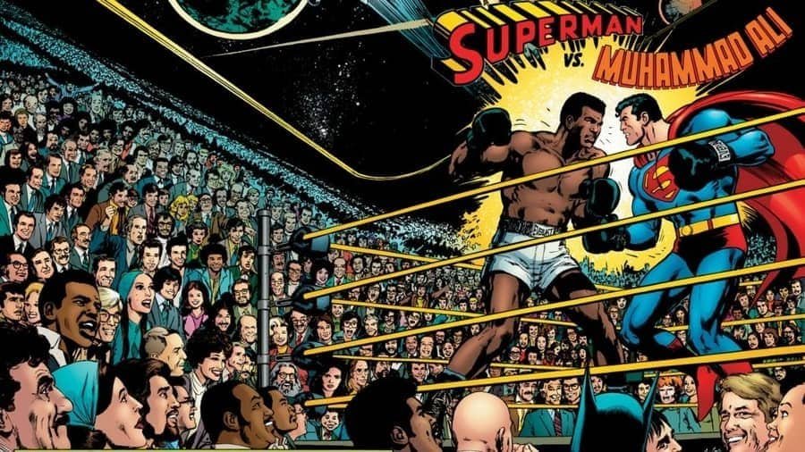 cover to Superman vs Muhammad Ali, one of the best superman comics