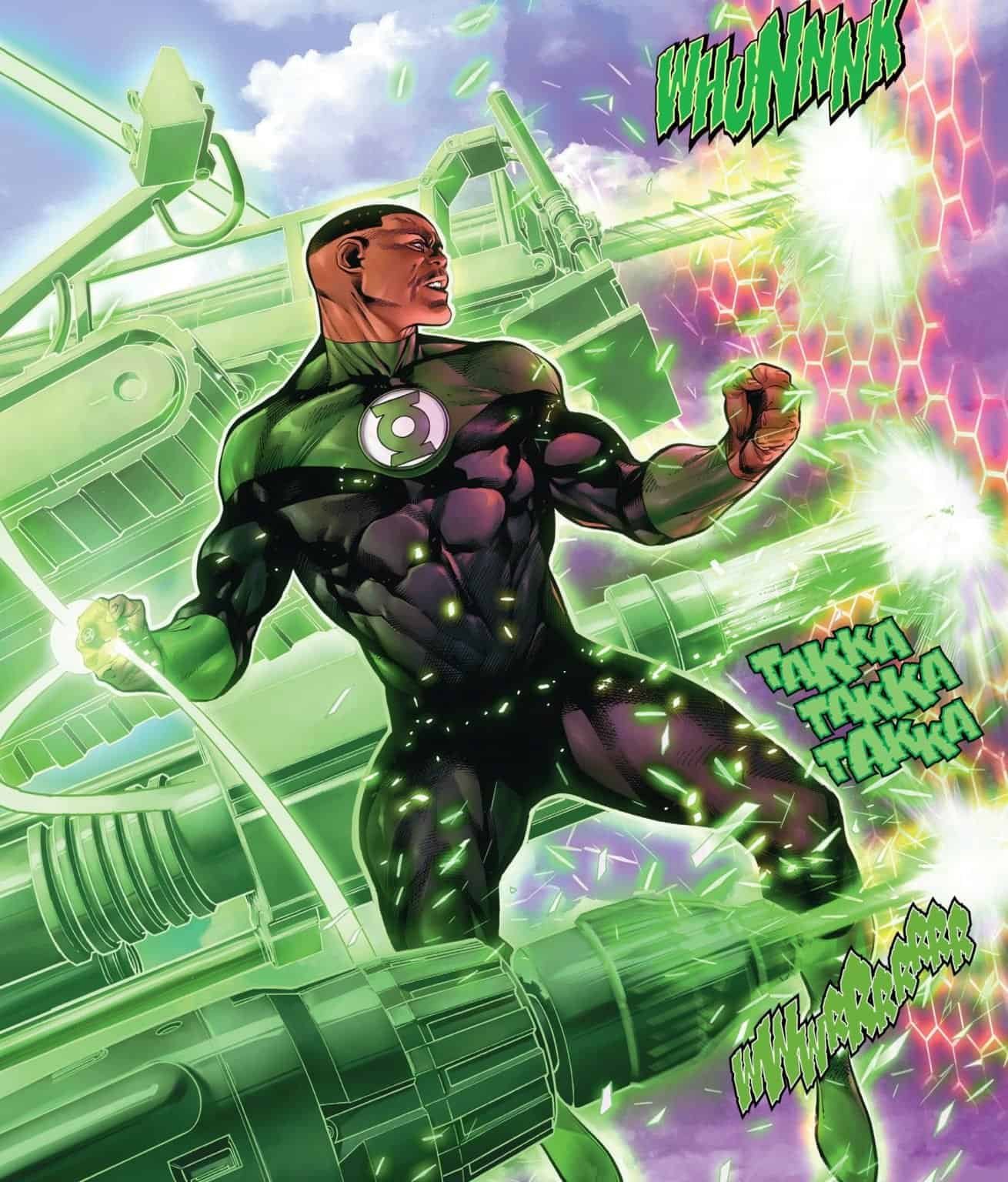 green lantern john stewart statue